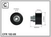 CAFFARO 182-89 Deflection/Guide Pulley, timing belt